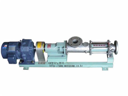 제지약품 이송 모노펌프
